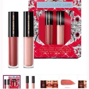 Pat McGrath Mini Lust: Glossy Duo - Rich Red & Soft Pink